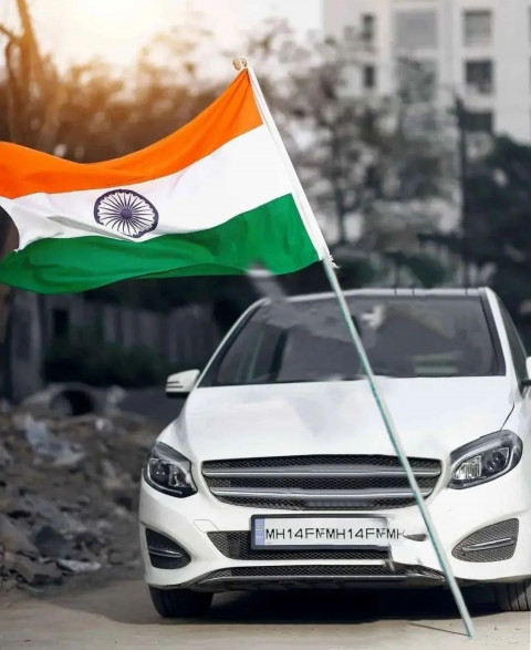 Republic Day Editing Background Full HD With Flag