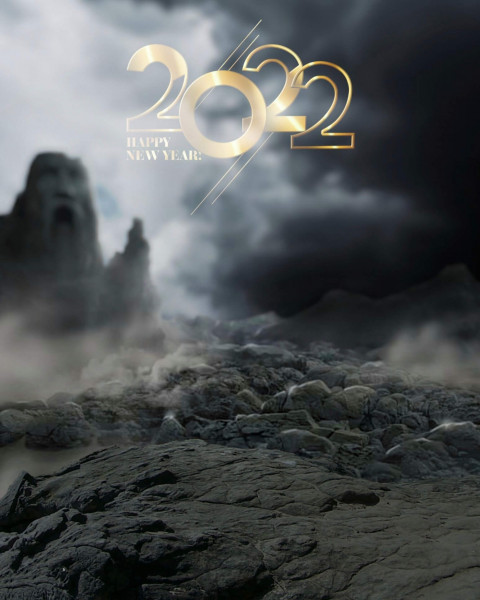 Rock Happy New Year 2022 CB PicsArt Editing Background HD