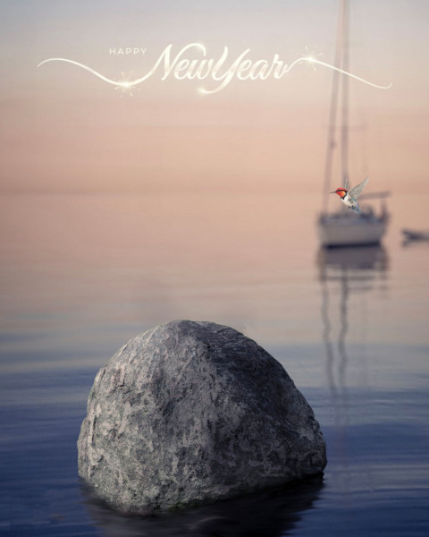 Rock Happy New Year 2022 Photoshop PicsArt Editing Background