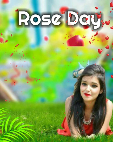 Rose Day Photo Editing Background For Picsart Valentine Girls