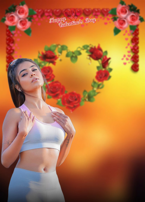 Snapseed Valentine Day Editing Background With Girls For PicsArt