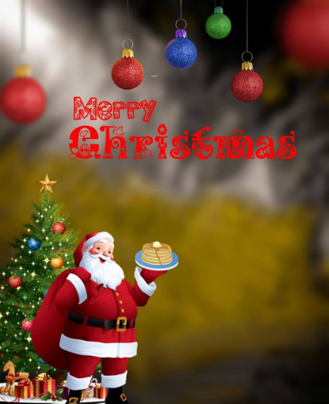 Santa Claus Christmas Day CB Editing New Background 4k