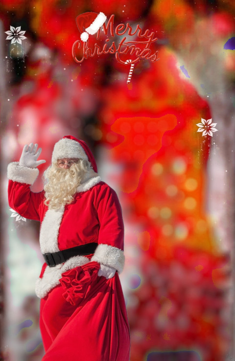 Santa Claus Editing CB Background