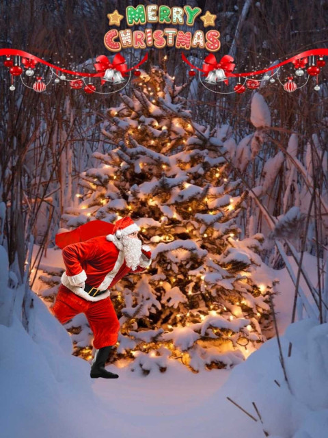 Santa Claus Free Christmas Editing Backgrounds Download Free