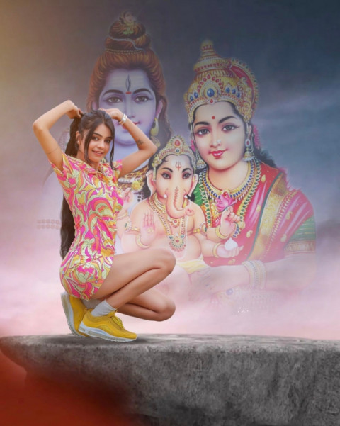 Sawan Editing CB PicsArt Background With Girl