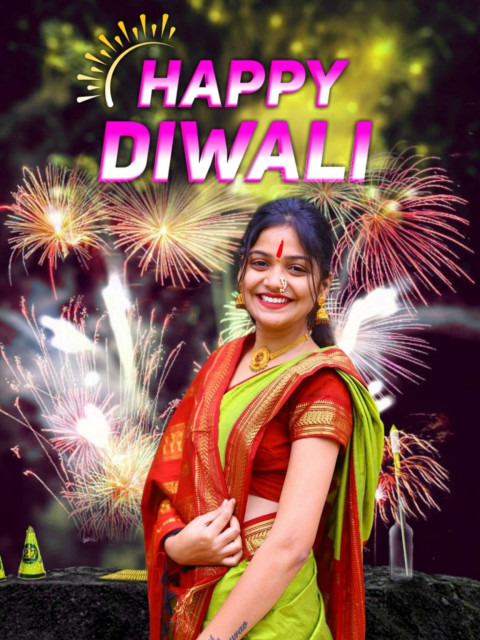 Sharee Girls Diwali Special CB Background Full HD