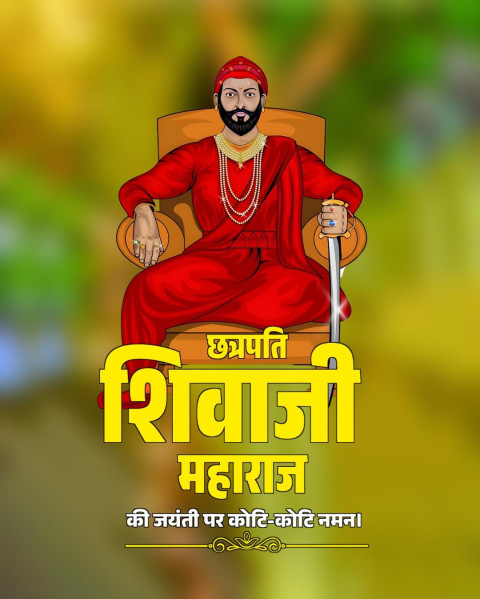 Shivaji Maharaj Banner HD Background Free Editing Image