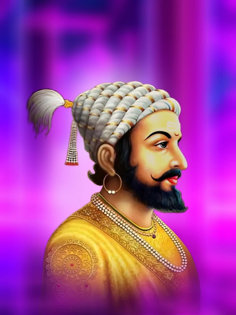 Shri Chhatrapati Shivaji Maharaj Photo Banner Design Wallpaper Pics