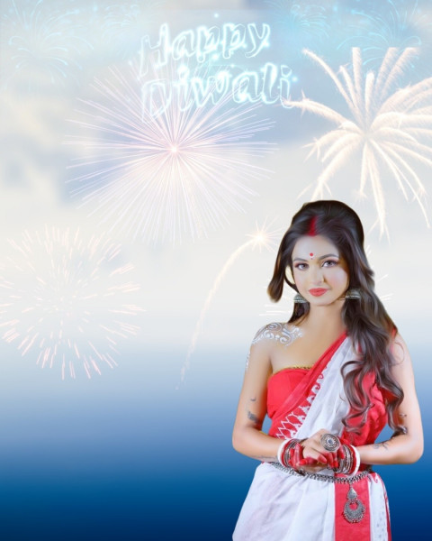 Snapseed Cb Editing Diwali Background with Girl