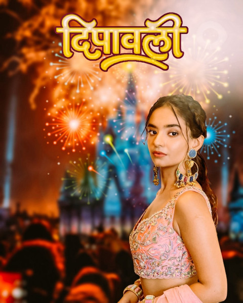 Snapseed  Diwali Photo Editing HD Girls Background Downlaod