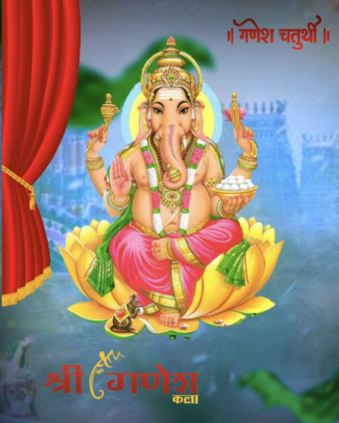 Snapseed Happy Ganesh Chaturthi Editing Background HD Img