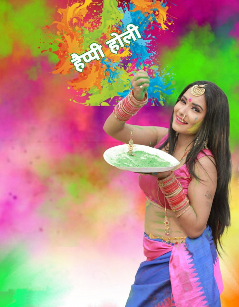 Snapseed Holi Photo Editing Background  HD