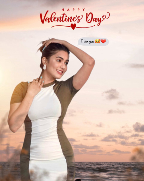Snapseed Valentine's Day CB Background Download For Photo Editing Girl