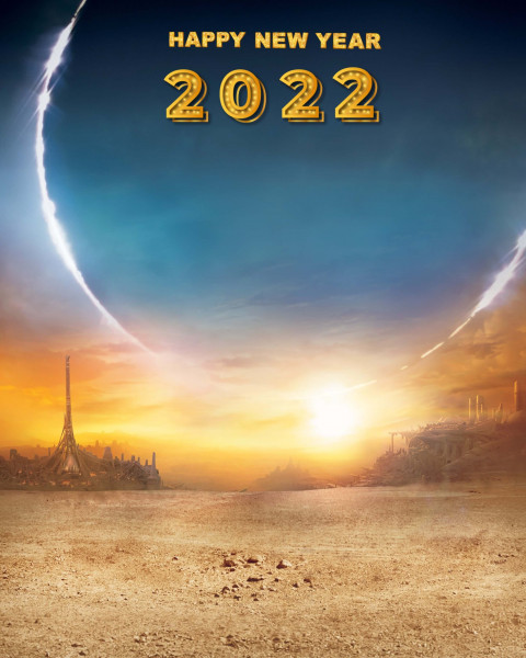 Soil 2022 Happy New Year CB PicsArt Editing Background