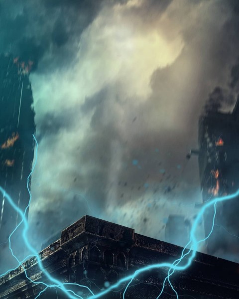 Spark Poster Creative Editing Full HD Background