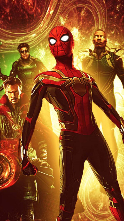 Spiderman No Way Home Background HD Mobile Wallpaper