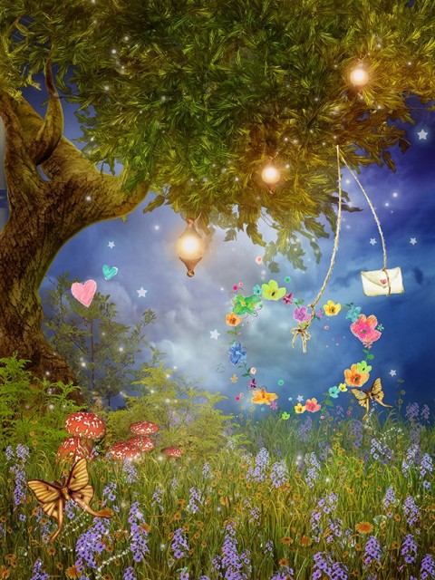 Studio Background Hd Tree With Light