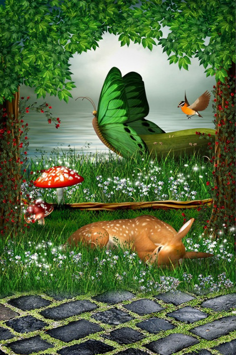 Studio Flowers Background Download Full HD