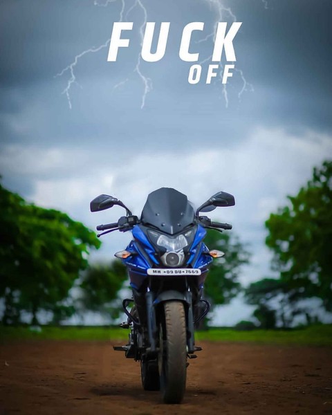 Stylish Blue Bike CB Edit Background Free