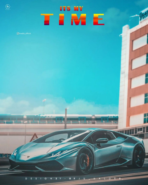 Stylish Car PicsArt HD Background For Photo Editing