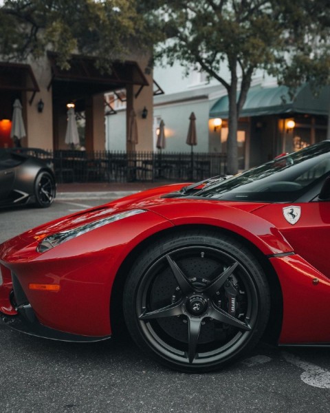 Stylish Red Car CB Background Full HD