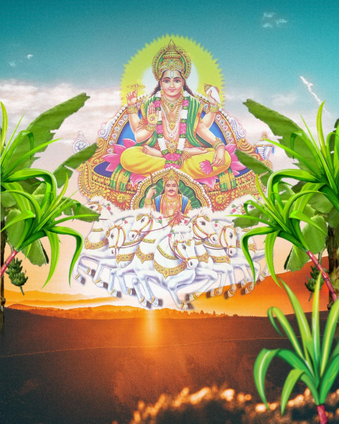 Sun rise HD Happy Chhath Puja Backgrounds Download