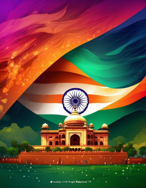 Tiranga AI Images HD Free For Republic Day Background CB Edit Dp