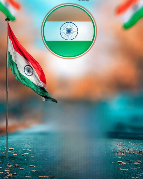 Tiranga Independence Day Editing Photo Blur Background Free