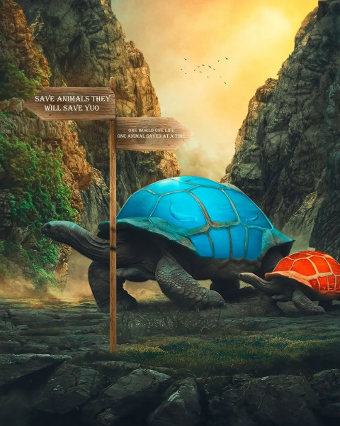 Tortoise Picsart Photo CB Background Downlaod Free