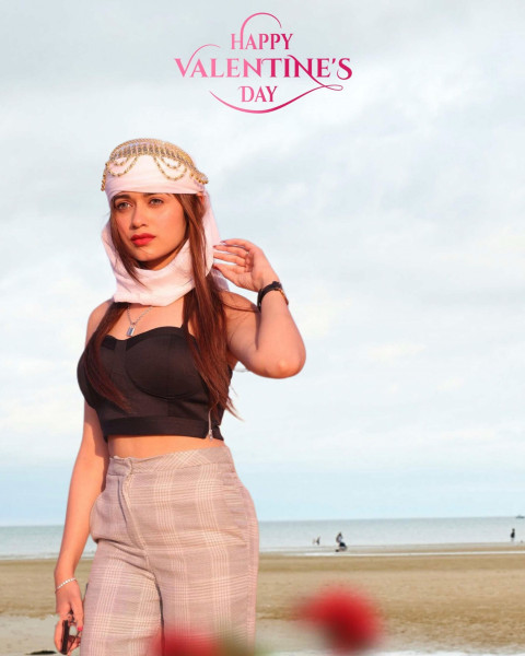 Trending Valentine Day Background For Editing With Jannat Zubair Picsart
