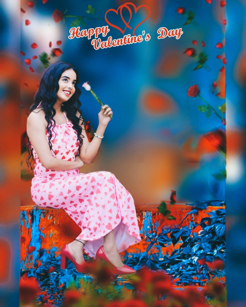 Valentine Day Cb Picsart Photo Editing Background Full Hd Girl