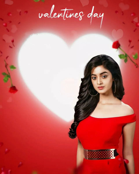Valentine Day Photo Editing Background Download With Girl Free