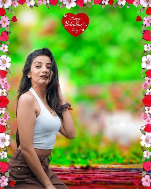 Valentine's Day CB Background For Editing With Girls Picsart Photo