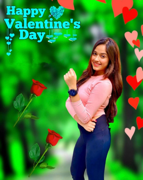 Valentine's Day Photoshop Photo Editing background HD Girl
