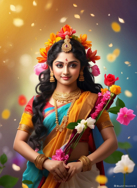 Vasant Panchmi Festival Editing Background HD For Photoshop Images