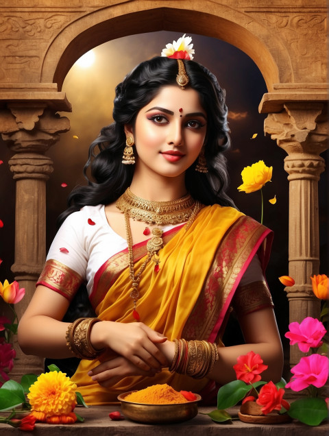 Vasanti Panchmi Editing CB Background HD For Saraswati Puja Photo Pic
