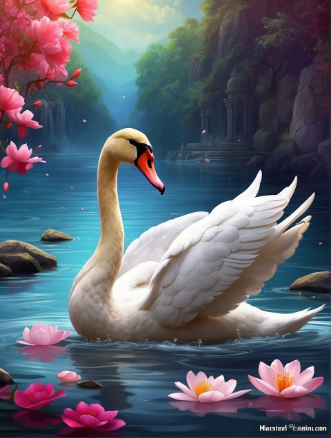 Vasanti Panchmi Swans CB Background HD For Saraswati Pooja Editng  Free