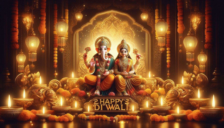 Vibrant Happy Diwali 2024 Images For Desktop Backgrounds