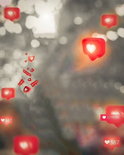 Viral Instagram Like Picsart Background