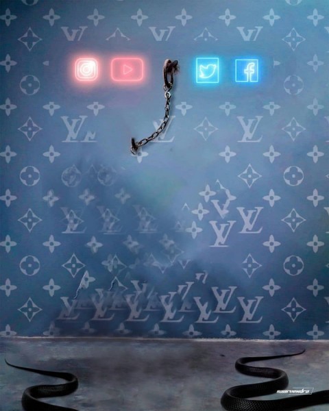 Viral Social Media icons Cb Background