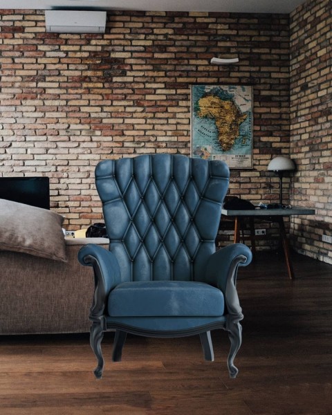 Wall With Chair HD Background For Picsart