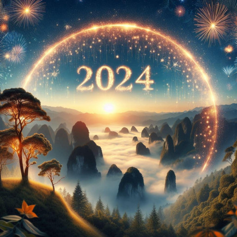 Whatsapp Dp Status Images 2024 Happy New Year Background Img