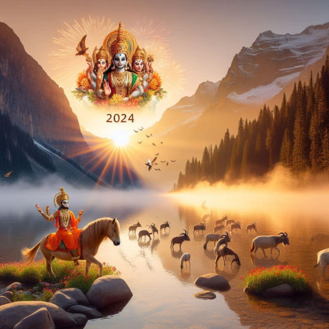 Whatsapp Dp Status Images 2024 Happy New Year Background Pic
