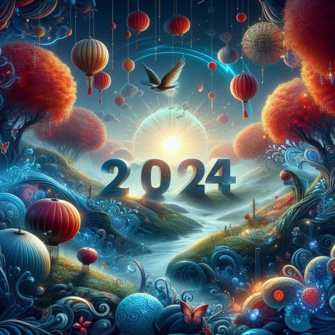 Whatsapp Dp Status Images 2024 Happy New Year Background Pics
