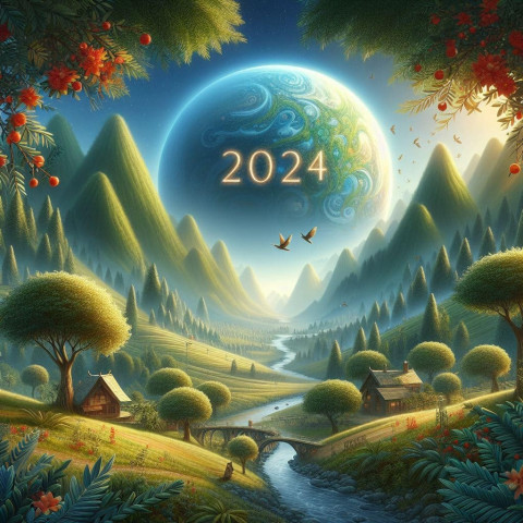 Whatsapp Dp Status Images 2024 Happy New Year Background