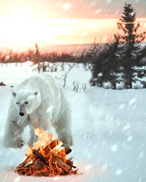 White Bear Photo Editing New Free CB Background Images