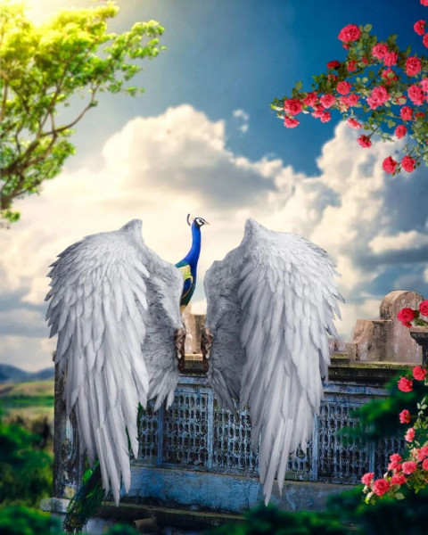 White Wings Photo Editing CB PicsArt Background Download