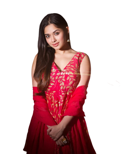 With Red Dress Jannat Zubair Hot Model Png Clipart Girl PNG New