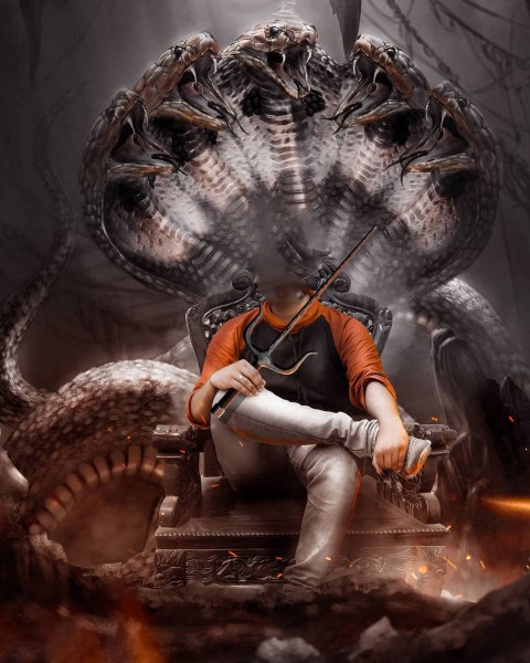 Without Head Boys Snake Photo Editing Background