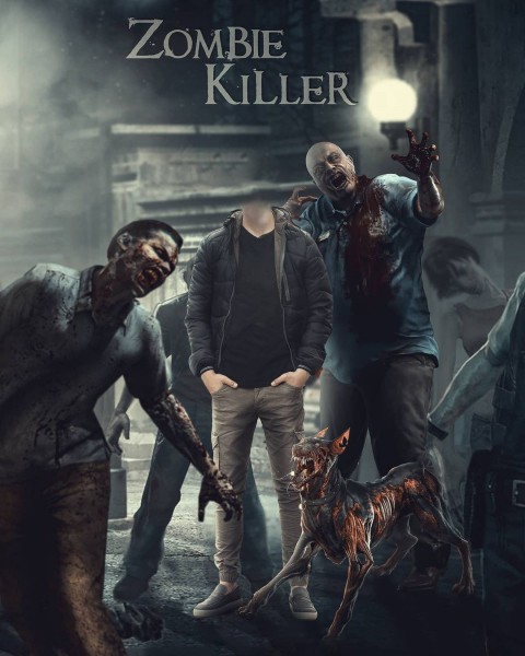 Zombie Without Head Boys Photo Editing Background